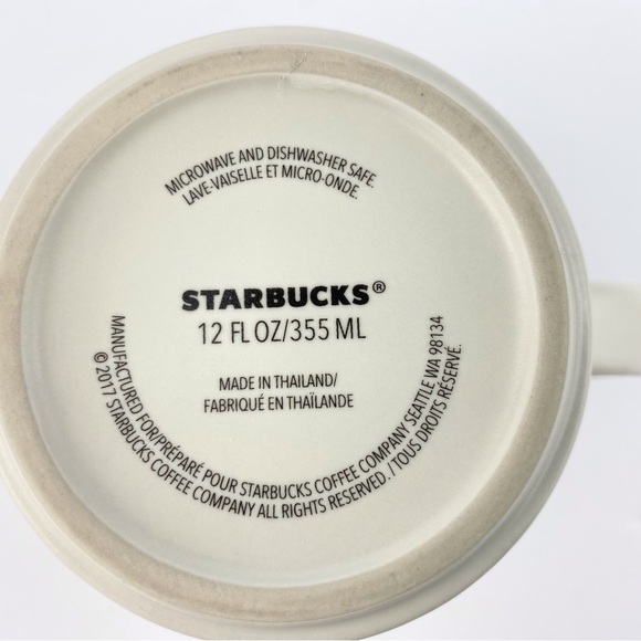 Starbucks Holiday Christmas Tree Mug 2017 12 Oz Ceramic Coffee Cup Collection - Picture 6 of 7
